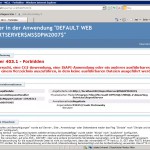 Fehler auf der ReportServer-Website Fehler auf der ReportServer-Website