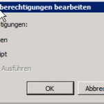 Featureberechtigungen fehlen Featureberechtigungen fehlen