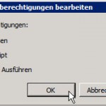 Featureberechtigungen gesetzt Featureberechtigungen gesetzt