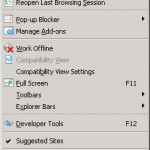 003-Extras-Internetoptionen Extras->Internetoptionen