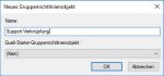 Neues Gruppenrichtlinienobjekt